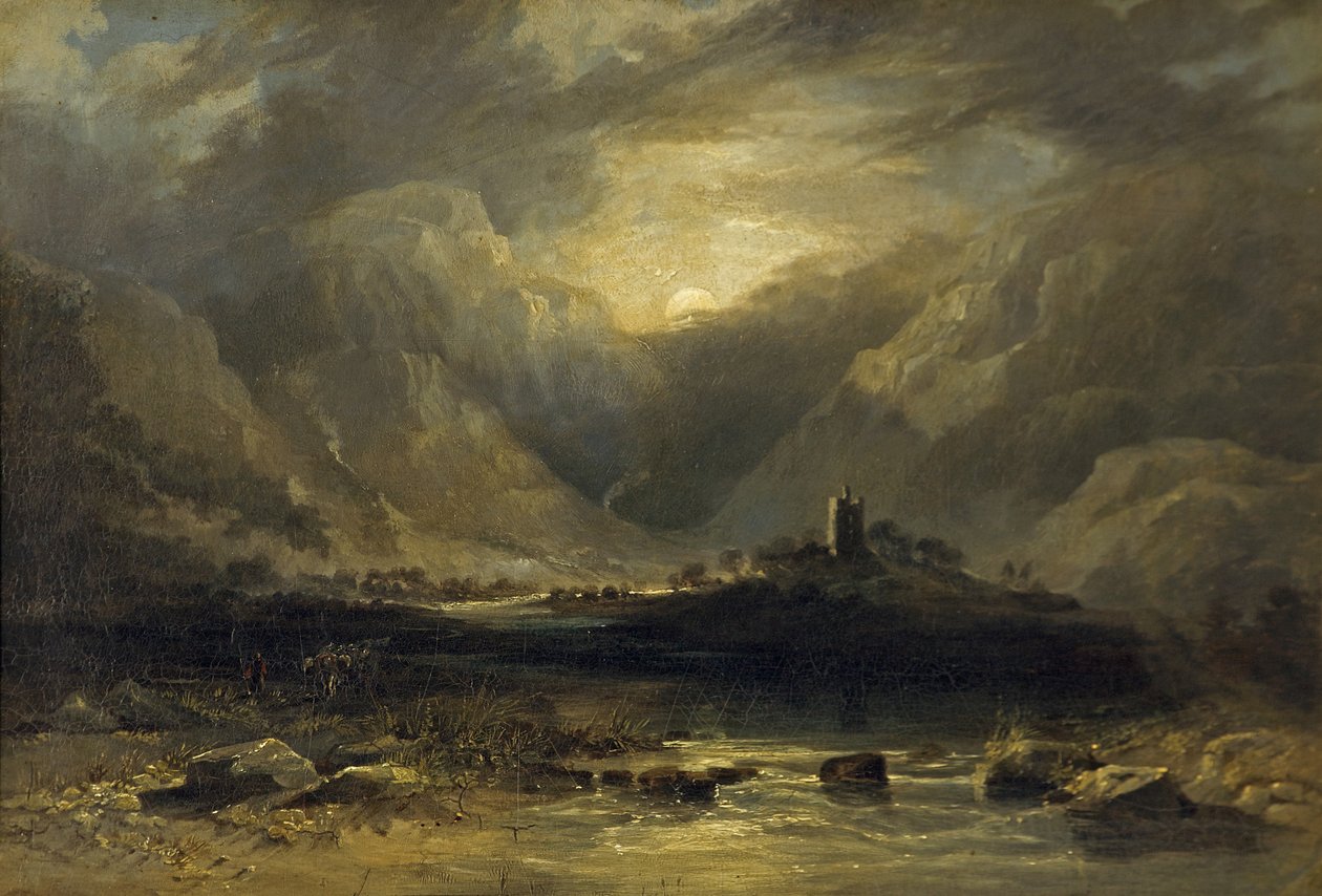 Vale of Llanberis, Snowdon, Észak-Wales alkotó: Anthony Vandyke Copley Fielding
