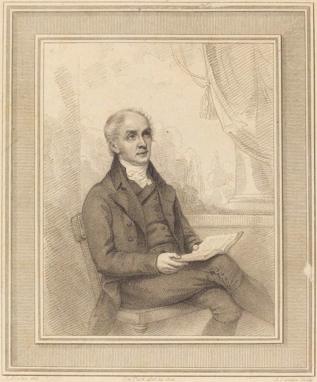 John Augustus fordító alkotó: Anthony Cardon after Joseph Slater