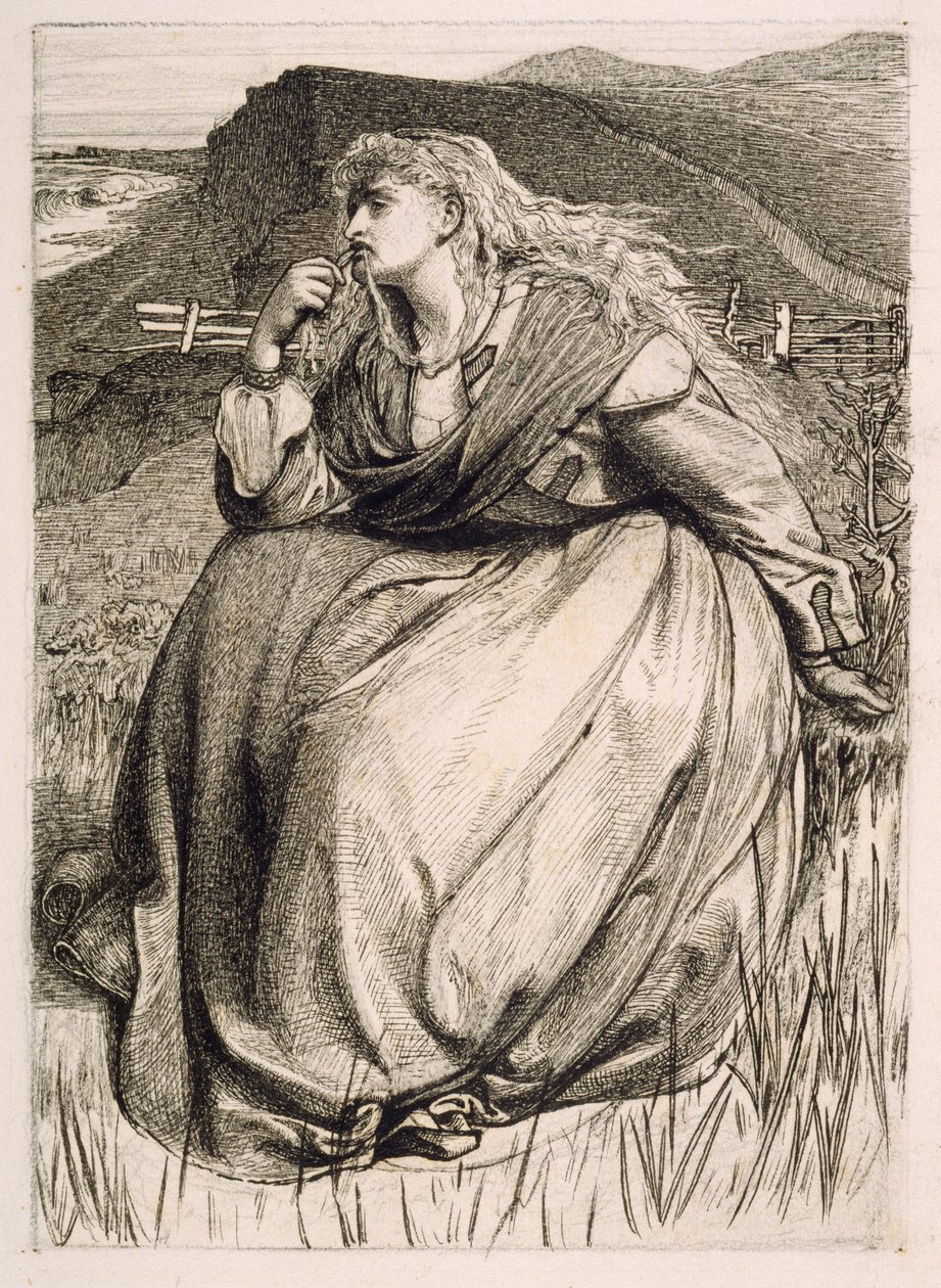 Tervezés az "If" számára, 1866 alkotó: Anthony Frederick Augustus Sandys