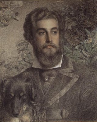 Cyril Flower portréja alkotó: Anthony Frederick Augustus Sandys