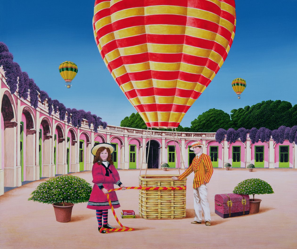 The Balloonist, 1986 (akril a fedélzeten) alkotó: Anthony Southcombe