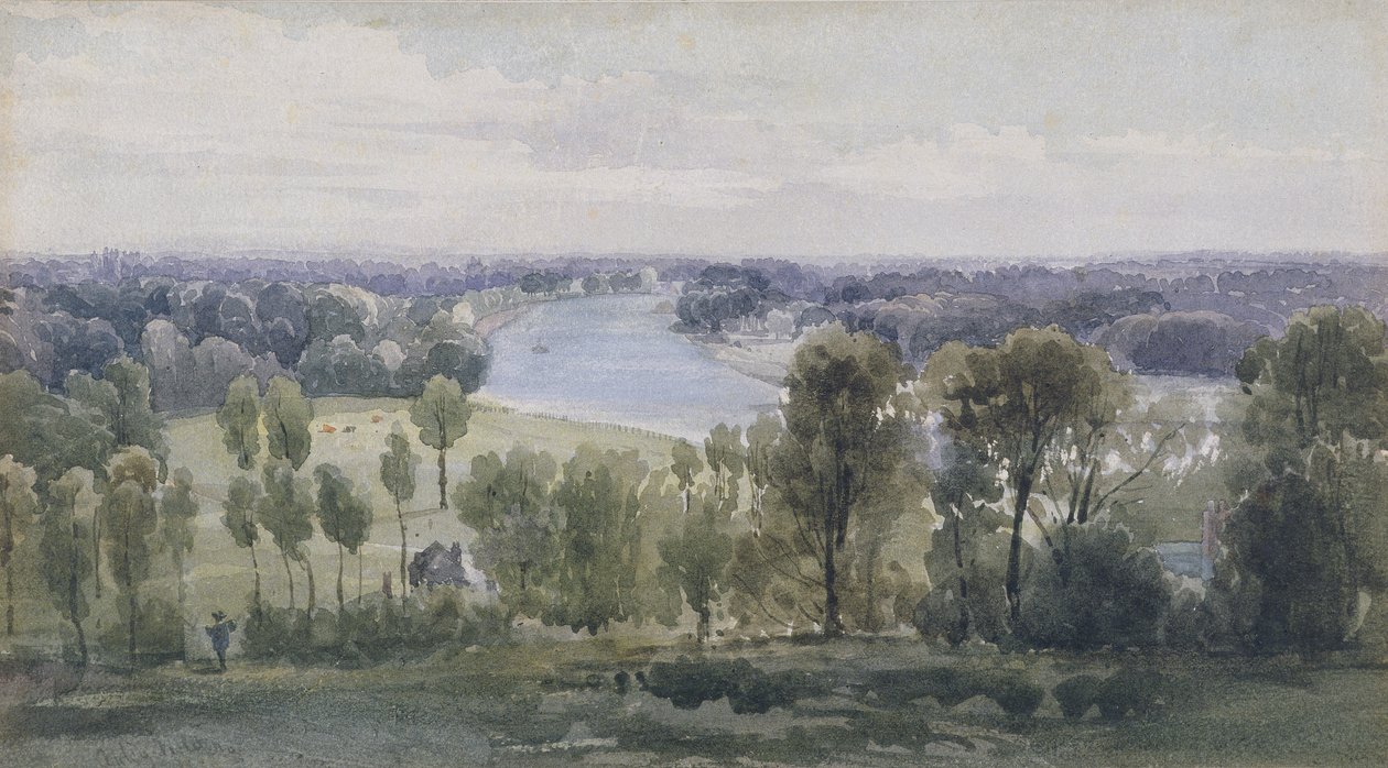 Richmond Hill, 1830 alkotó: Anthony Vandyke Copley Fielding