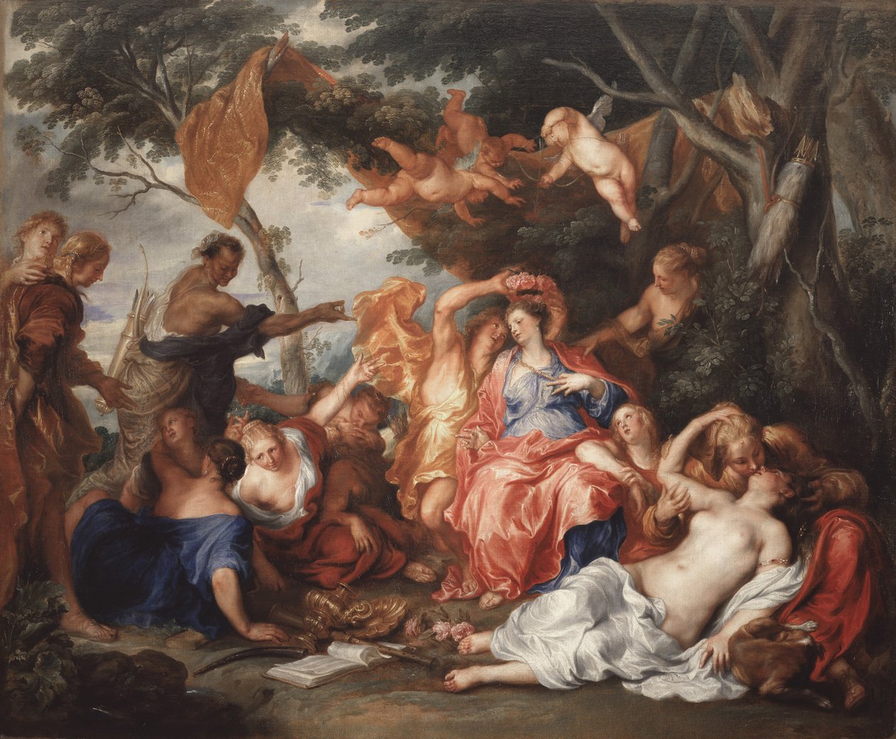 Amaryllis és Mirtillo, 1631-1632. alkotó: Anthony van Dyck