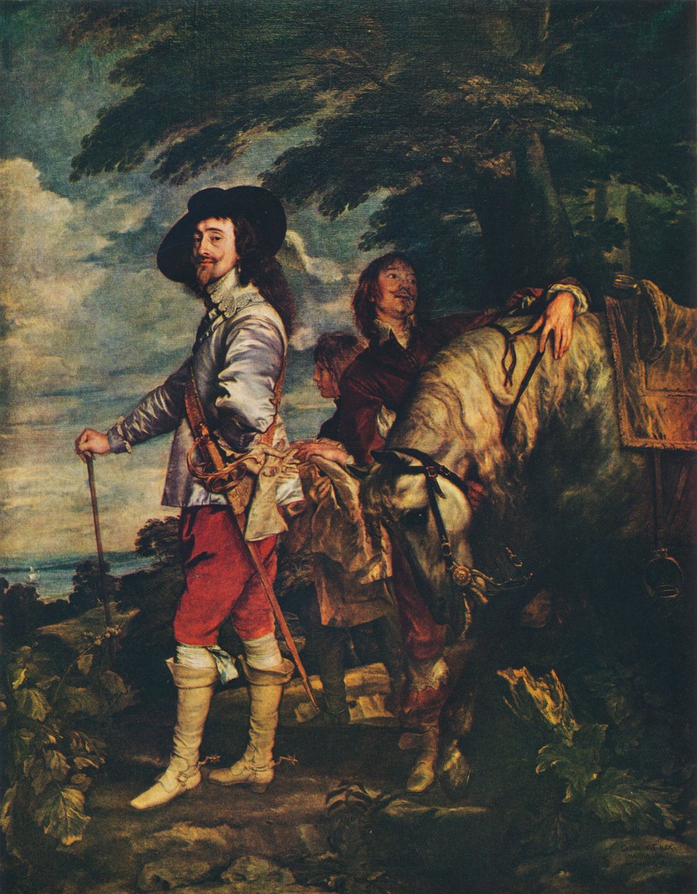I. Károly a vadászatban, 1635 alkotó: Anthony van Dyck