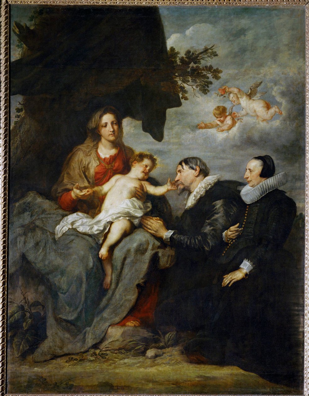 Adakozó Szűzanya ... alkotó: Anthony van Dyck