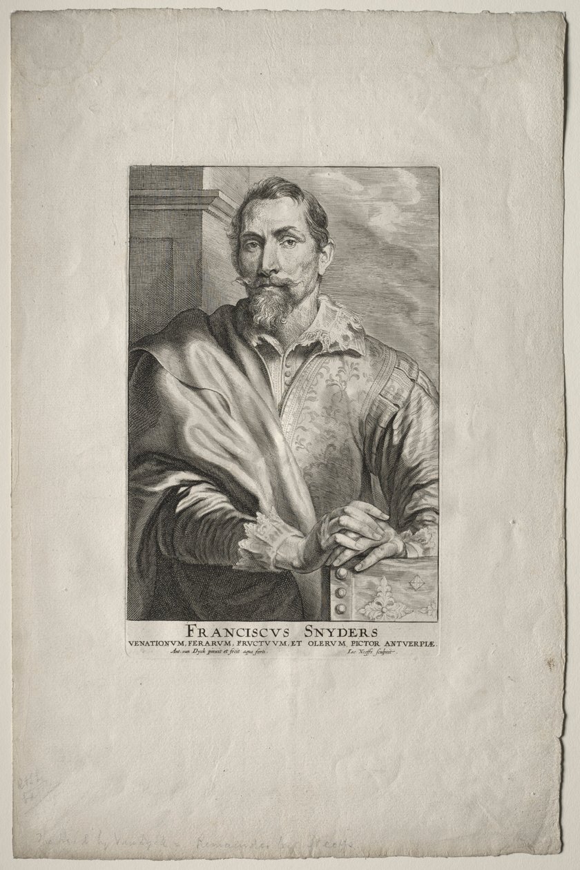 Frans Snyders portréja. alkotó: Anthony van Dyck