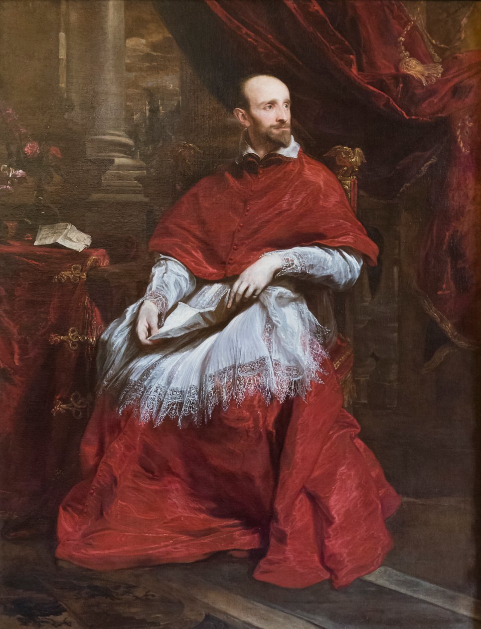 Bentivoglio bíboros portréja alkotó: Anthony van Dyck
