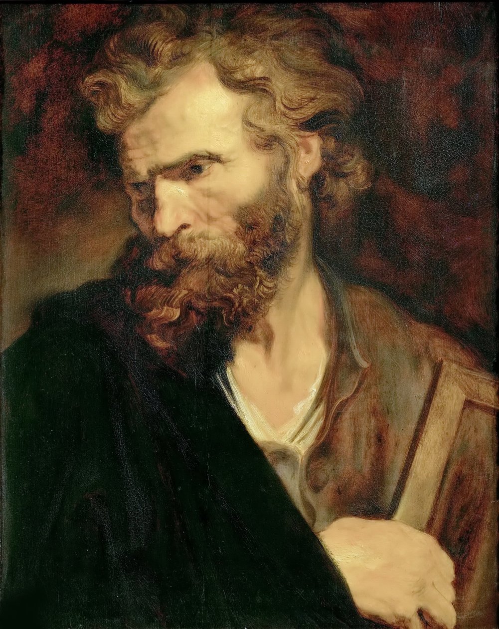 Szent Júdás apostol, c. 1620. alkotó: Anthony van Dyck