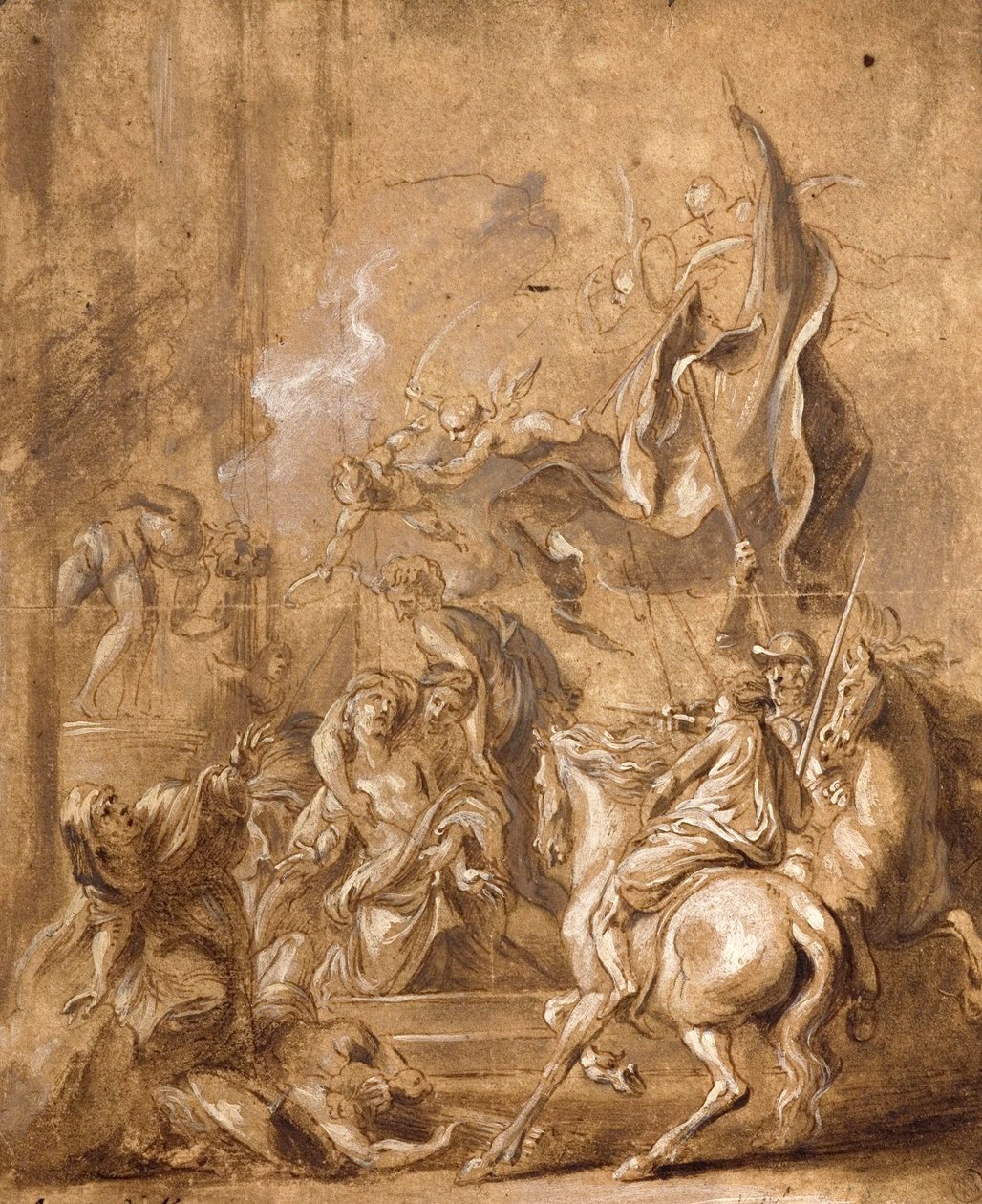 Saul megtérése alkotó: Anthony van Dyck