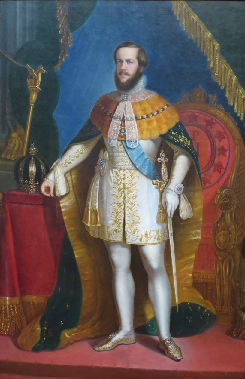 D. Pedro császár arcképe II alkotó: Antônio Sousa de Lobo
