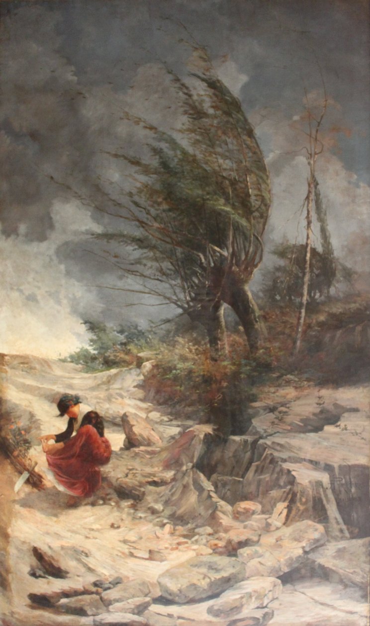 Szélvihar, Velence alkotó: Antonio Parreiras