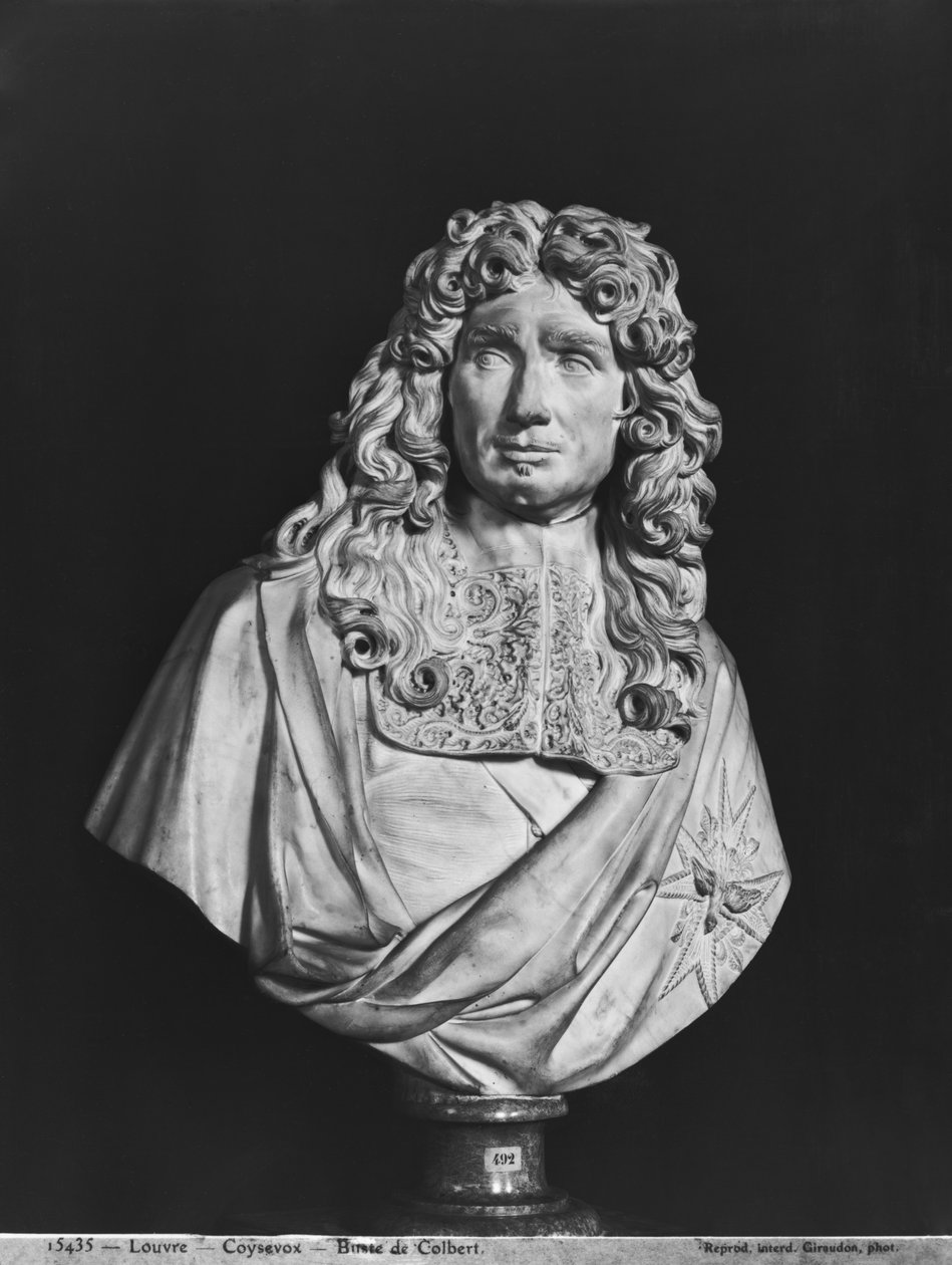 Jean-Baptiste Colbert de Torcy mellszobra (márvány) alkotó: Antoine Coysevox