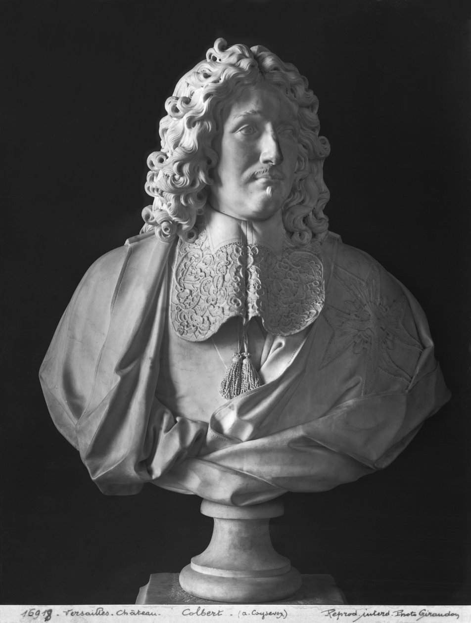Jean-Baptiste Colbert de Torcy mellszobra (márvány) alkotó: Antoine Coysevox