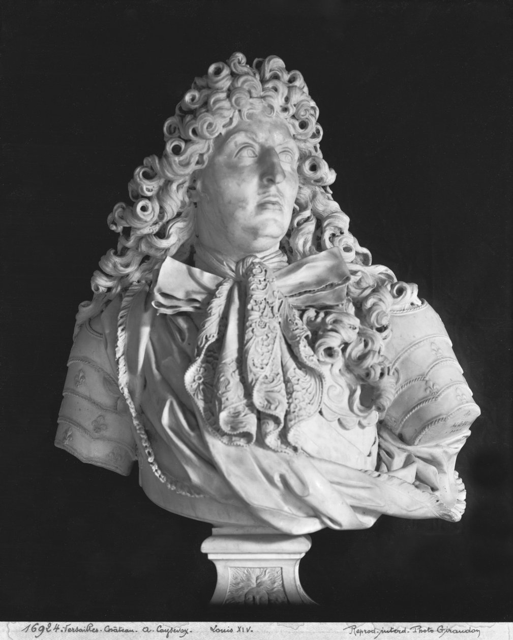 XIV. Lajos (1638-1715) mellszobra 1679 (márvány) alkotó: Antoine Coysevox
