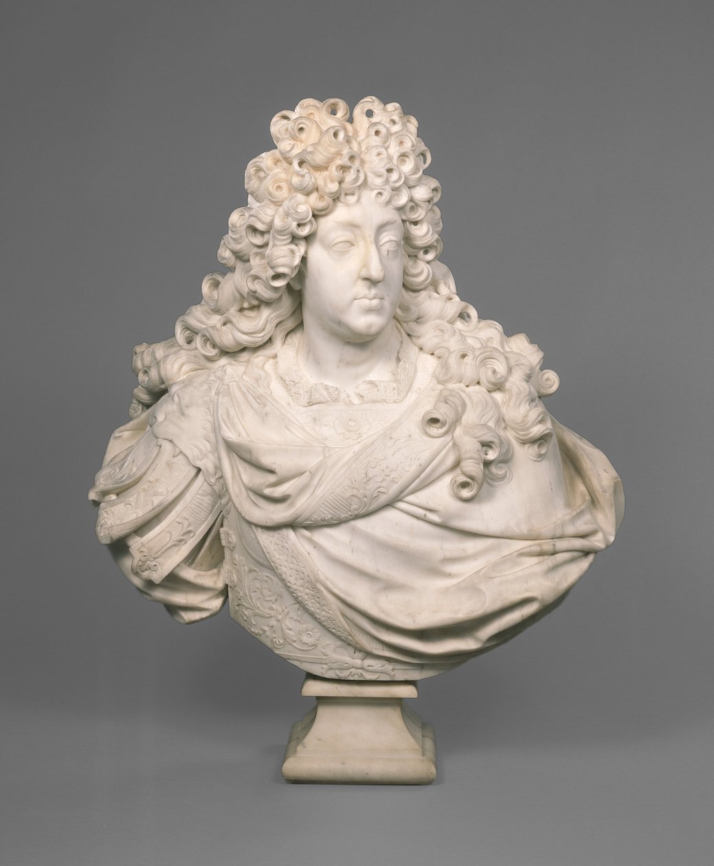 Francia Lajos, a Nagy Dauphin, 1698 körül (márvány) alkotó: Antoine Coysevox