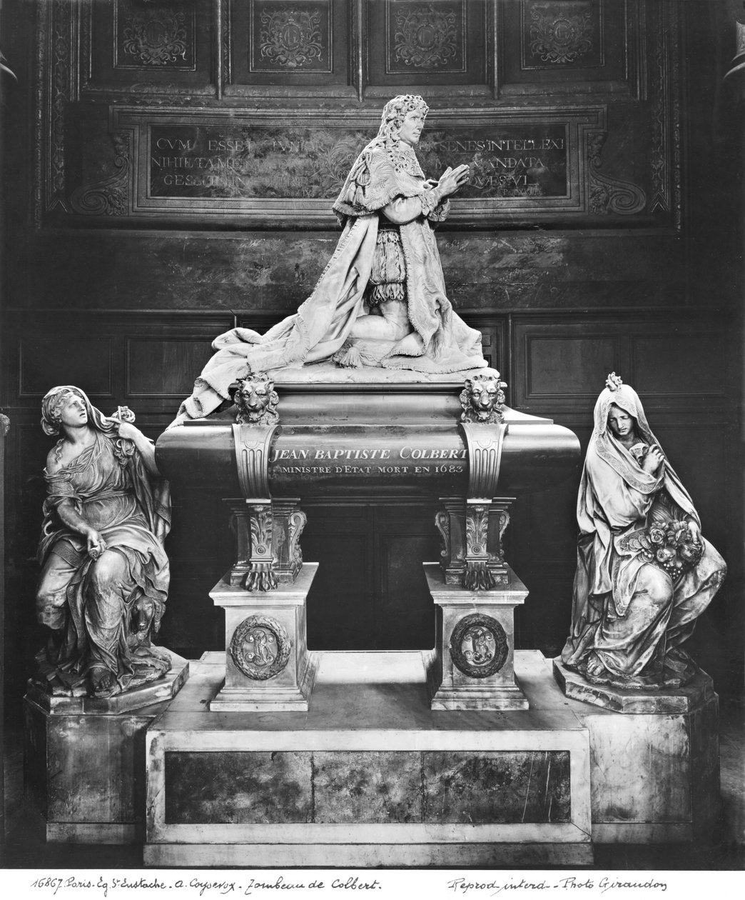 Jean-Baptiste Colbert de Torcy (1619-83), 1685-1687 körül (márvány és aranyozott bronz) sírja (lásd még: 248118, 248119, 248120, 252768, 252769) alkotó: Antoine Coysevox