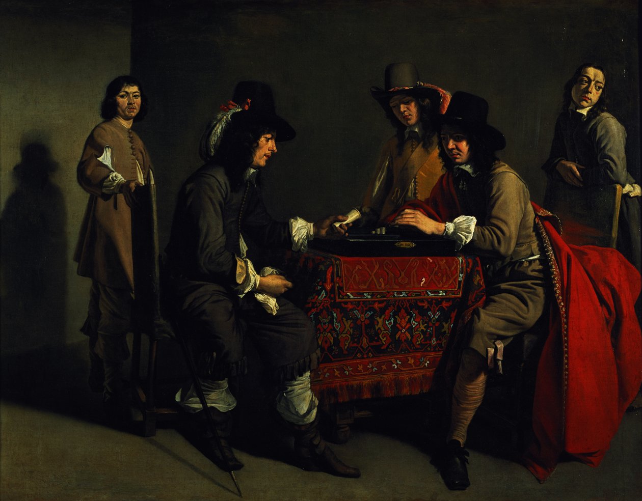A Backgammon játékosok alkotó: Antoine Le Nain
