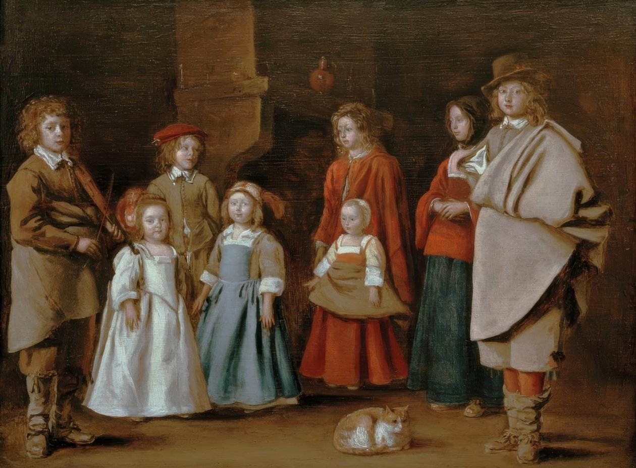 Felkészülés a táncórára alkotó: Antoine Le Nain