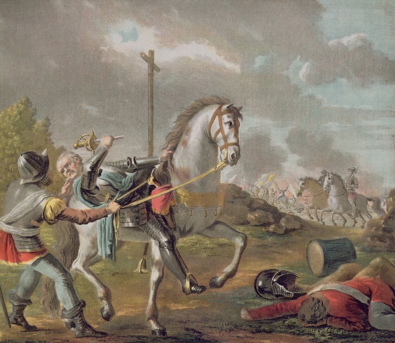 A St. Denis-i csata 1567-ben, 1788-ban alkotó: Antoine Louis Francois Sergent Marceau