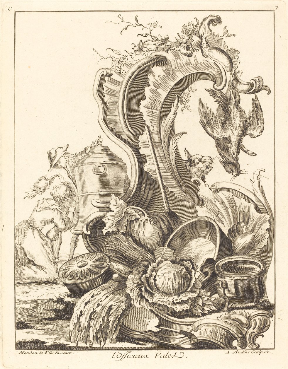 a nem hivatalos inas, 1736. alkotó: Antoine Aveline