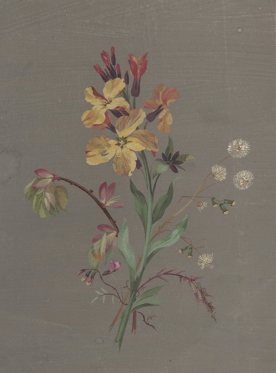 Virágtervezés, kb. 1820. alkotó: Antoine Berjon