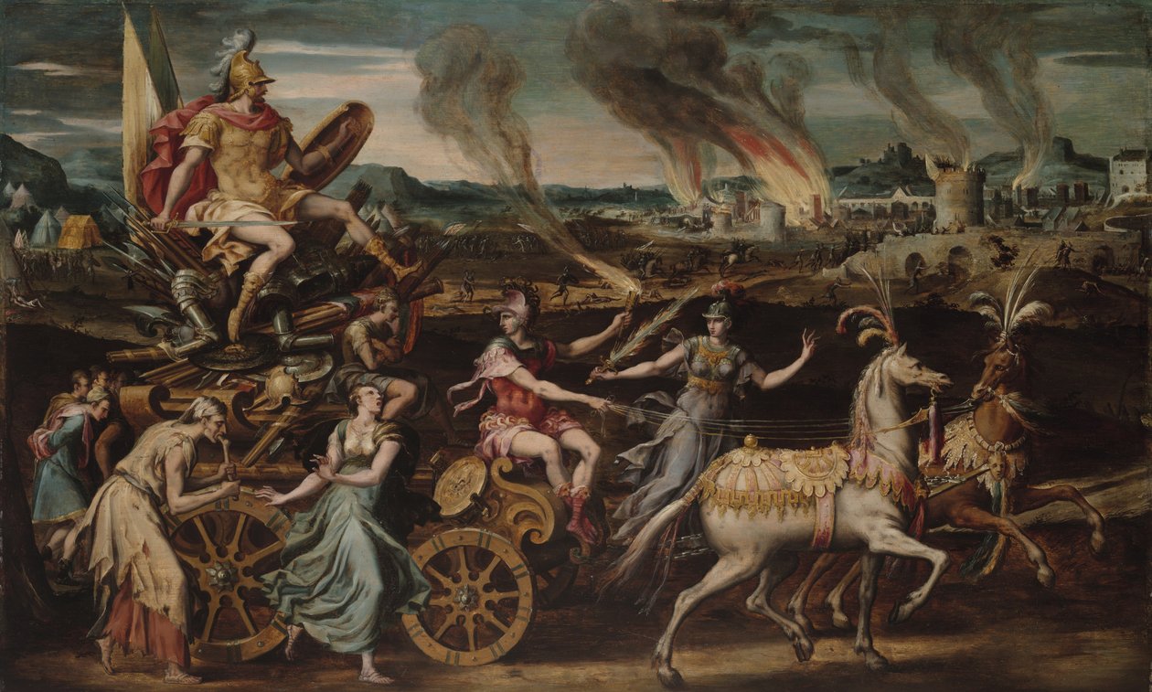 A Mars diadala, 1570 körül alkotó: Antoine Caron