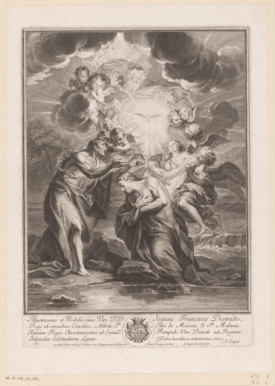 Krisztus keresztsége alkotó: Antoine Coypel