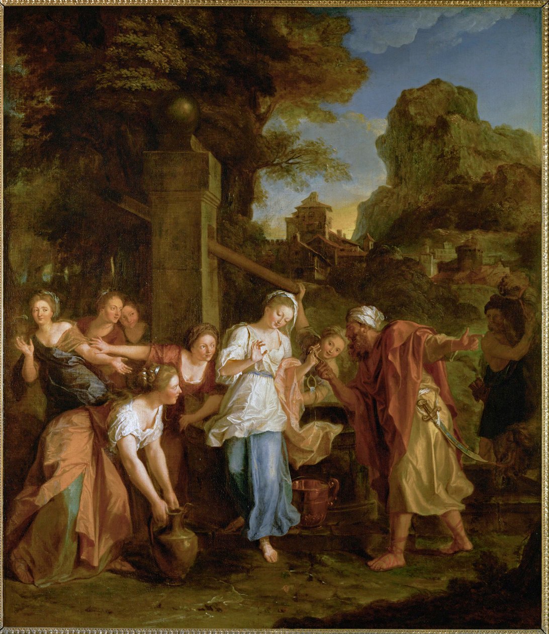 Eliezer et Rebecca ... alkotó: Antoine Coypel
