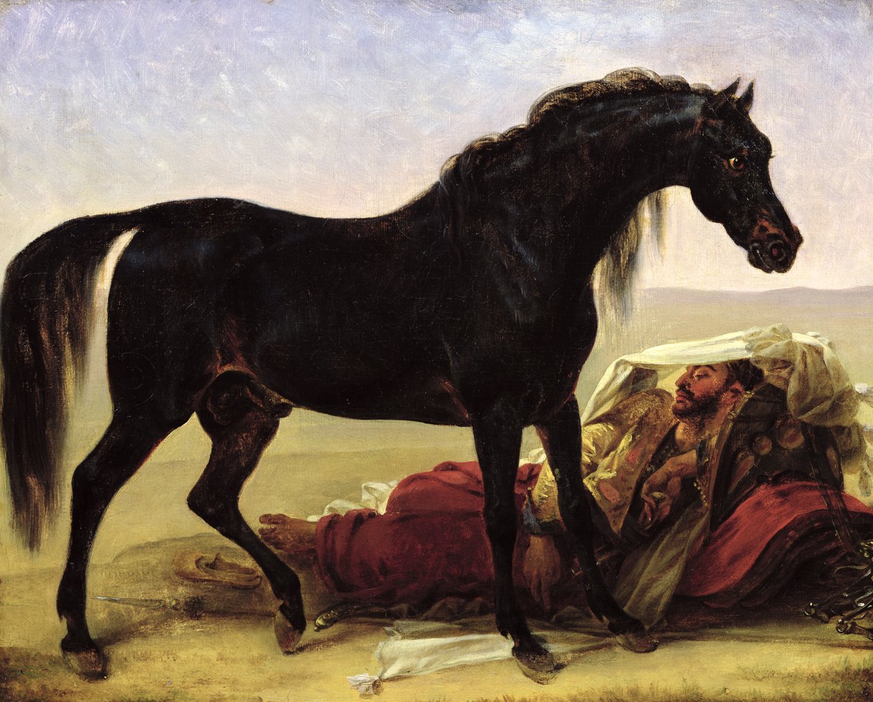 Egy arab ló alkotó: Antoine Jean Gros