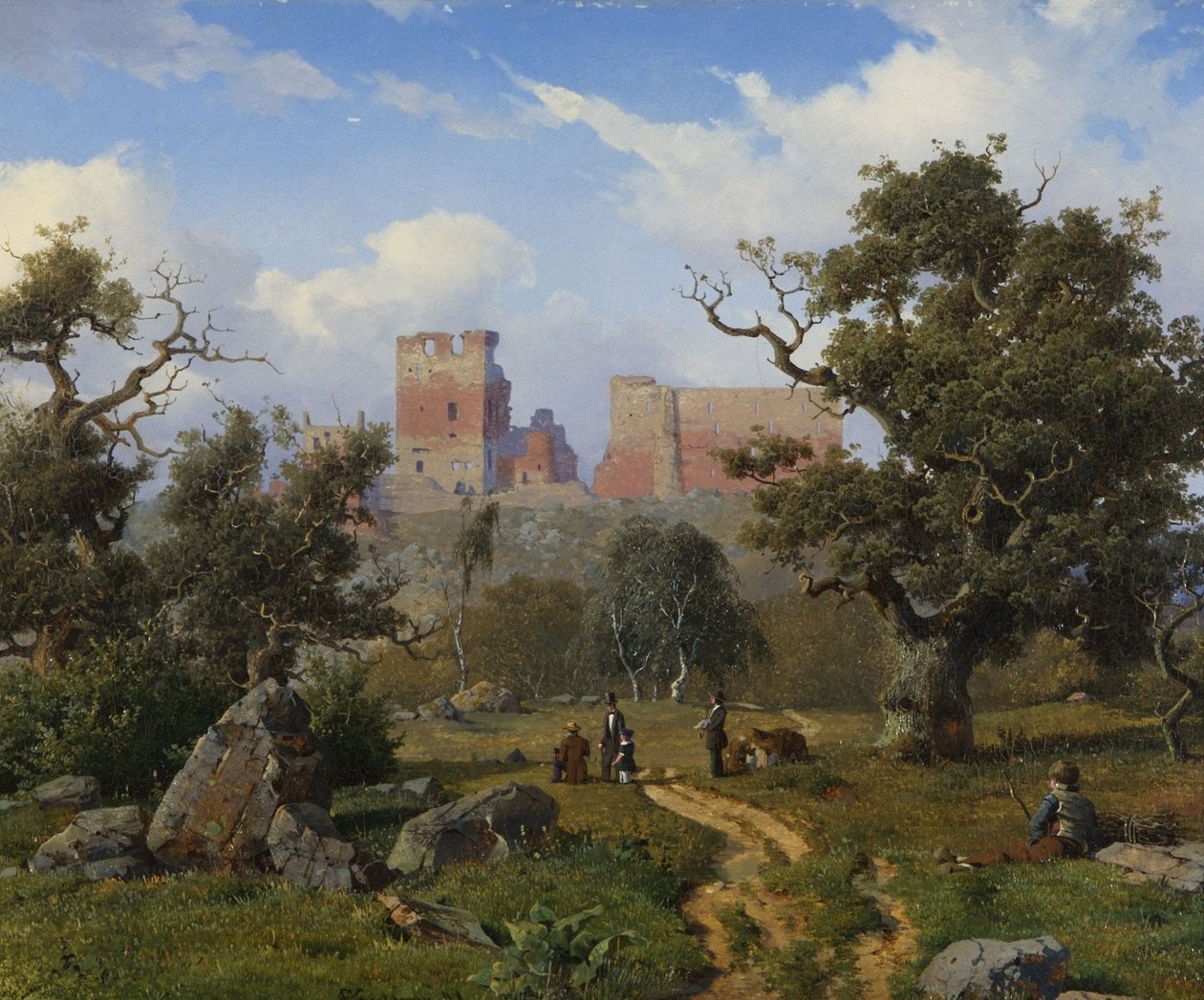 Hammershus alkotó: Anton Edvard