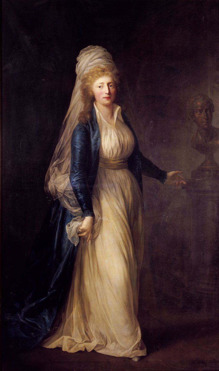 Louise Auguste dán hercegnő portréja (1771-1843) alkotó: Anton Graff