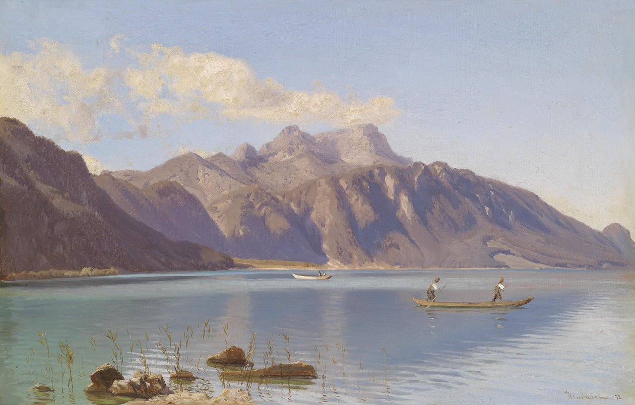 Bergsee alkotó: Anton Hlavacek