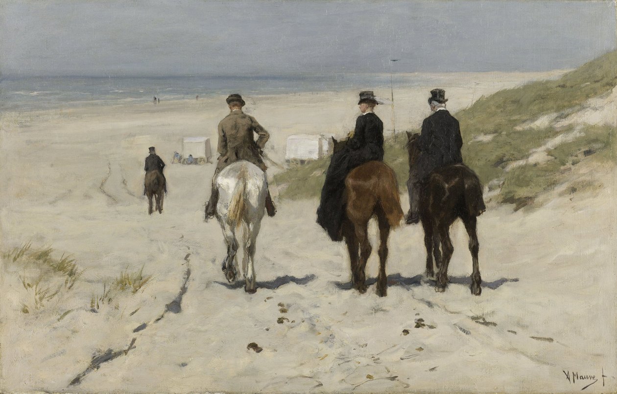 Reggeli túra a tengerparton alkotó: Anton Mauve