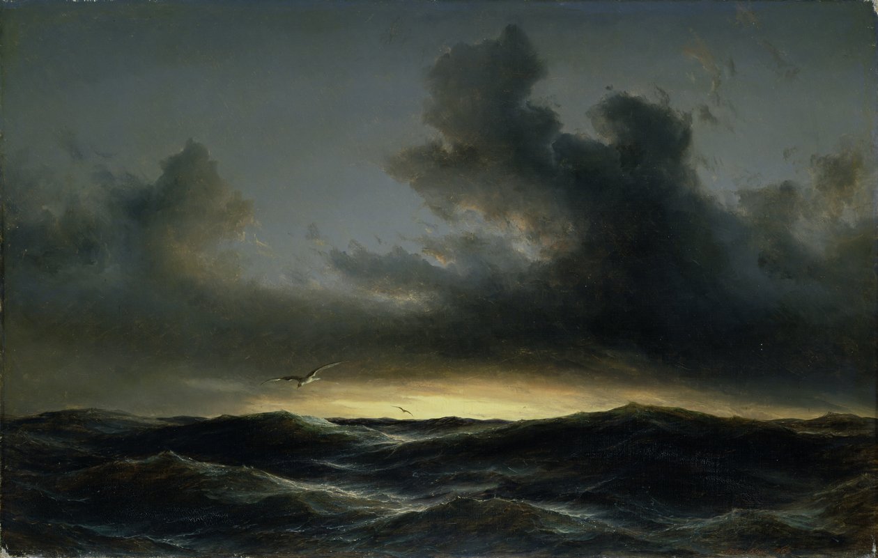 Tengeri magány, 1852 alkotó: Anton Melbye