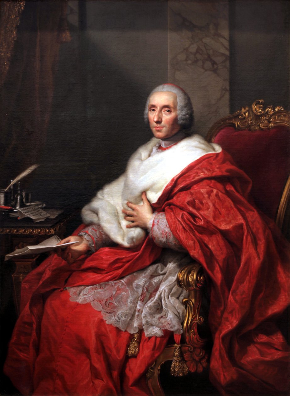 Alberico Archinto bíboros portréja alkotó: Anton Raphael Mengs