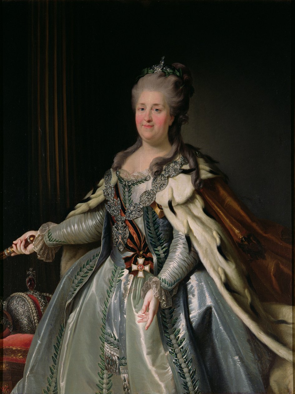 II. Katalin portréja (1729-96) alkotó: Anton Albertrandi
