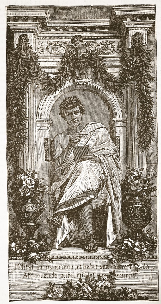 Ovidius alkotó: Anton Alexander von Werner