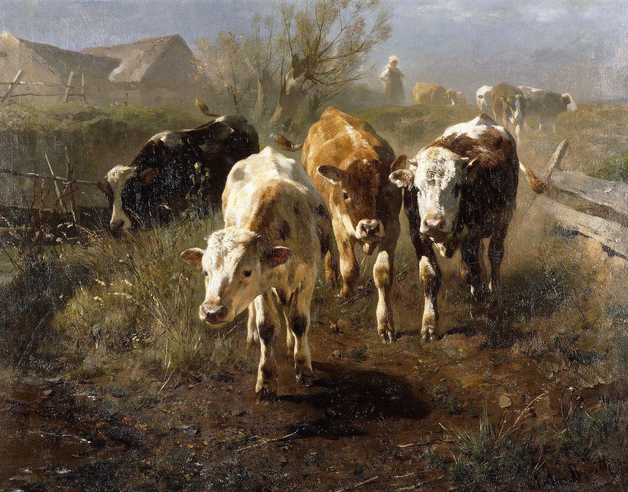 Séta a Drinkerhez, 1888 alkotó: Anton Braith