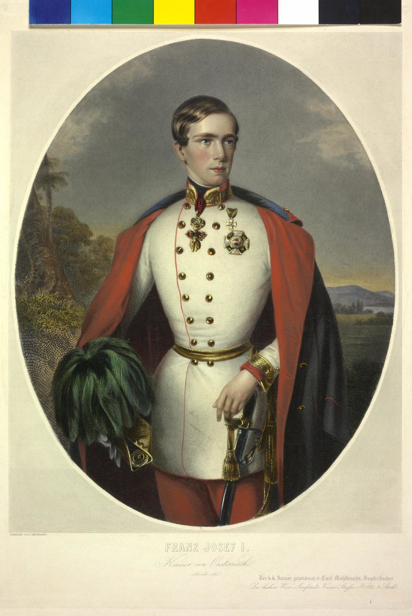 I. Ferenc József osztrák császár alkotó: Anton Einsle
