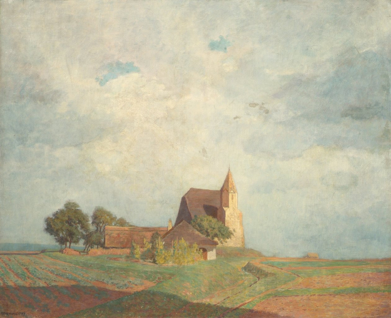 Templom Holzernben, Sausenstein közelében alkotó: Anton Hans Karlinsky