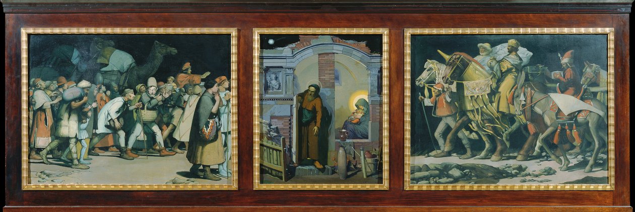 Karácsonyi triptichon alkotó: Anton Josef von Kenner
