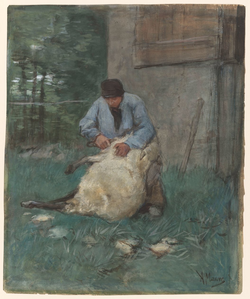 birkanyíró alkotó: Anton Mauve