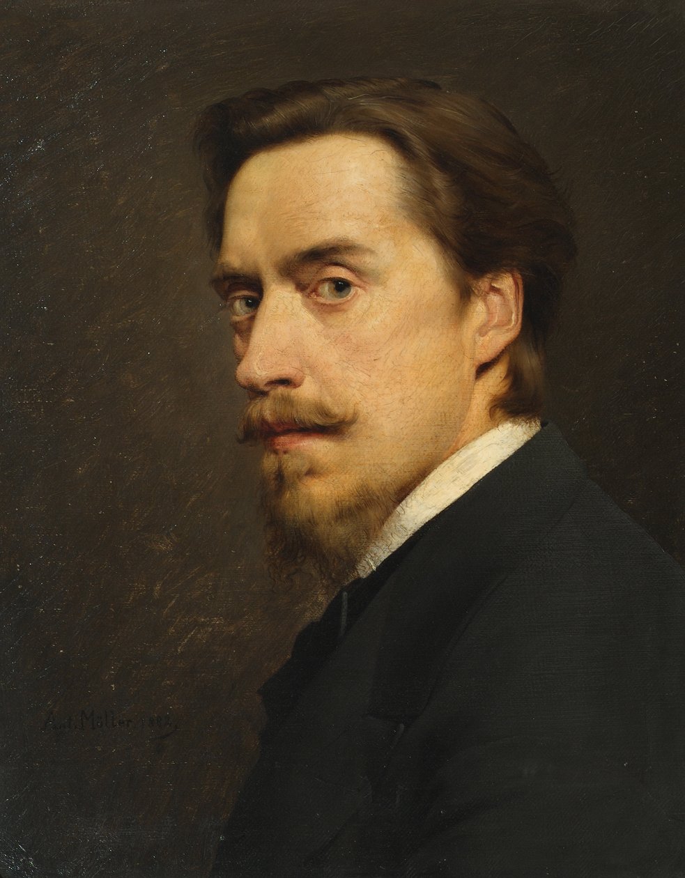 Önarckép alkotó: Anton Muller