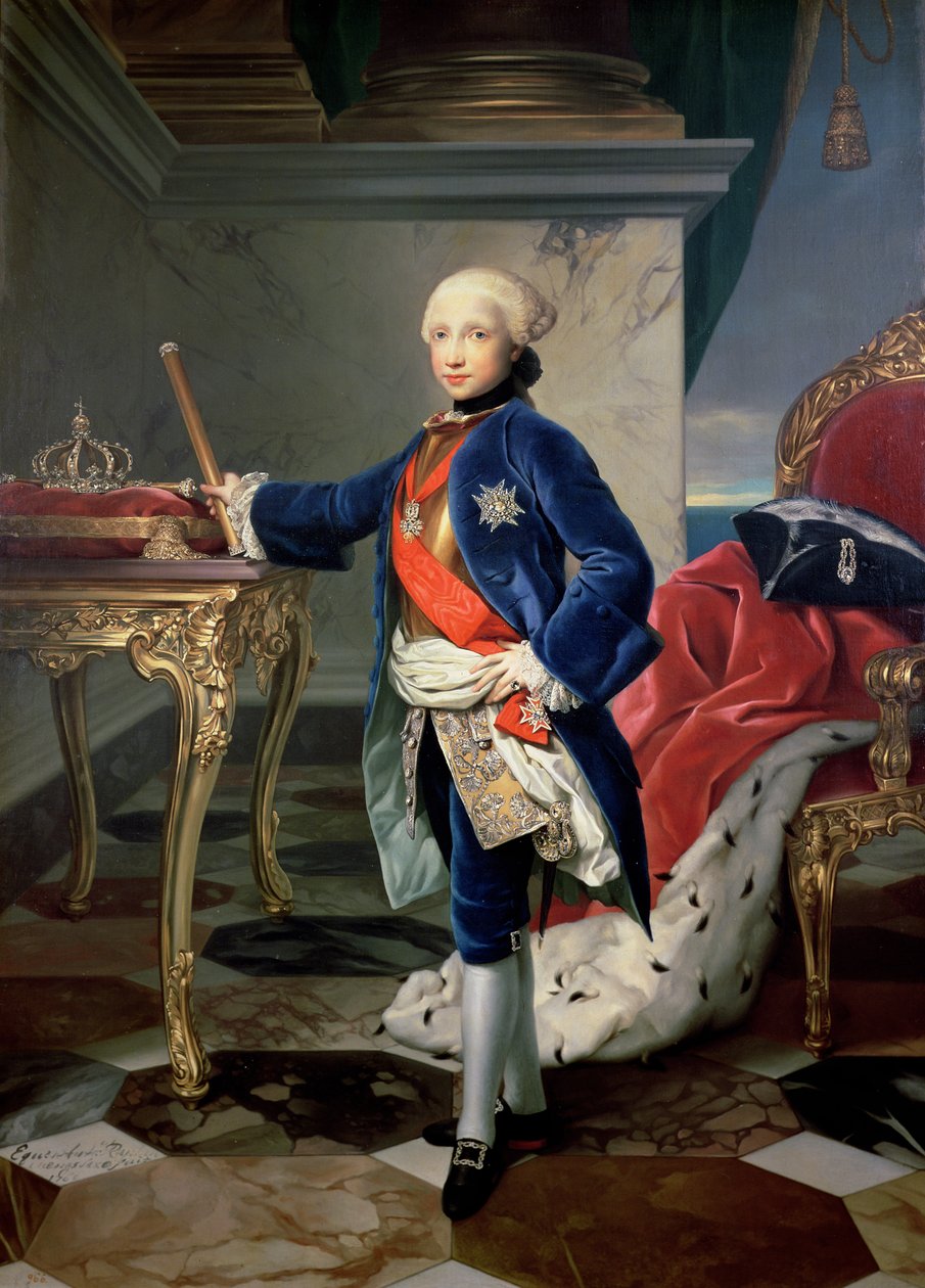 IV. Ferdinánd, Nápoly királya (1751-1825) alkotó: Anton Raphael Mengs