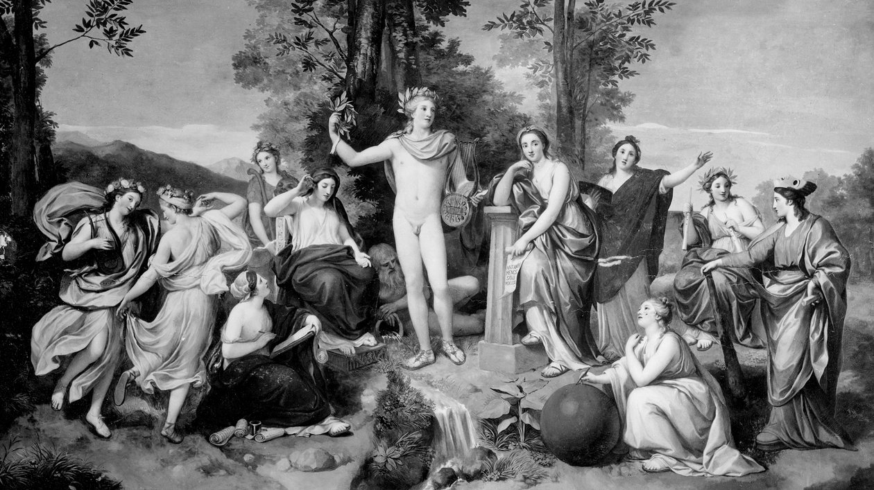Parnasszus, 1761 alkotó: Anton Raphael Mengs