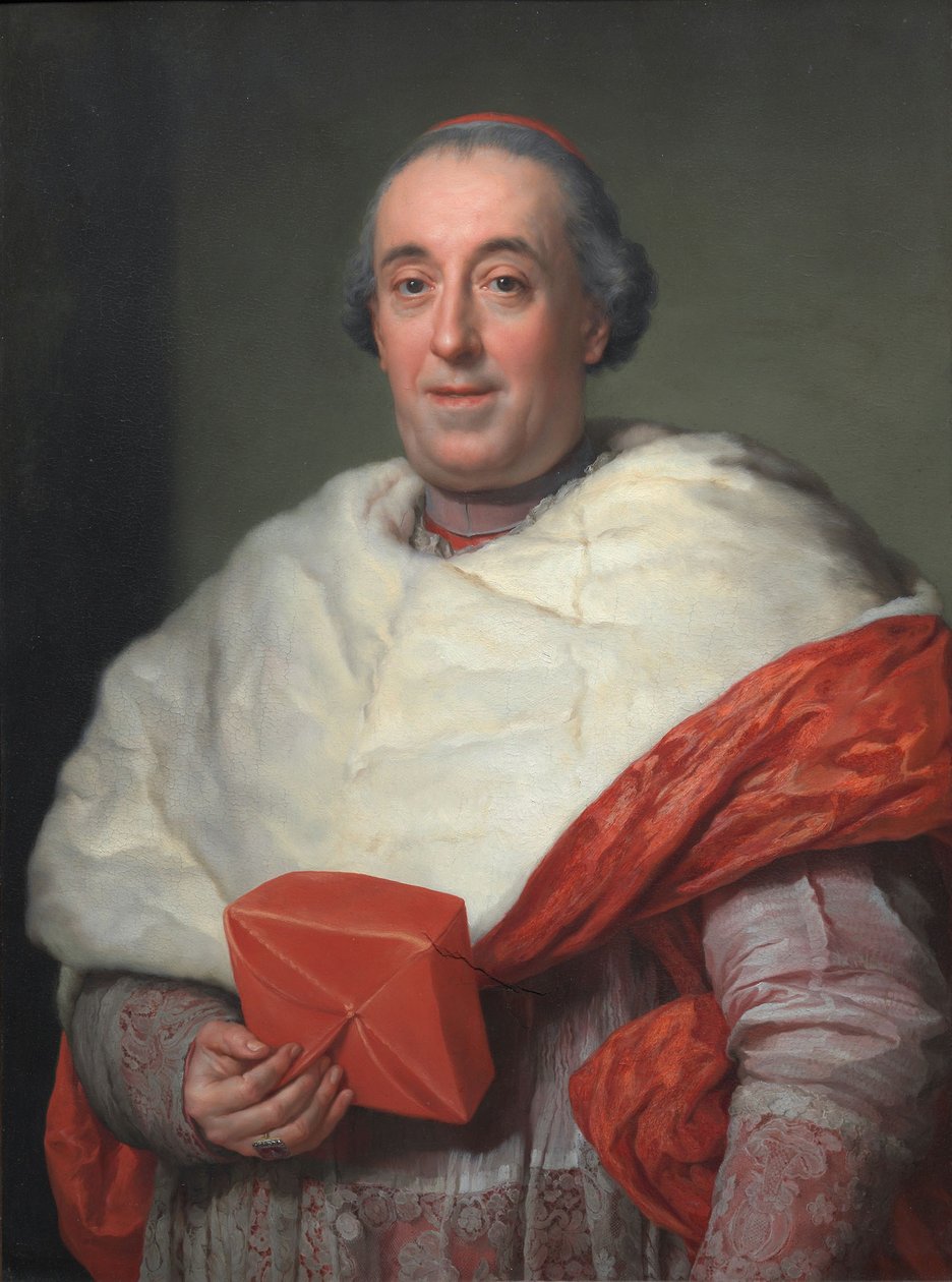 Zelada bíboros portréja alkotó: Anton Raphael Mengs