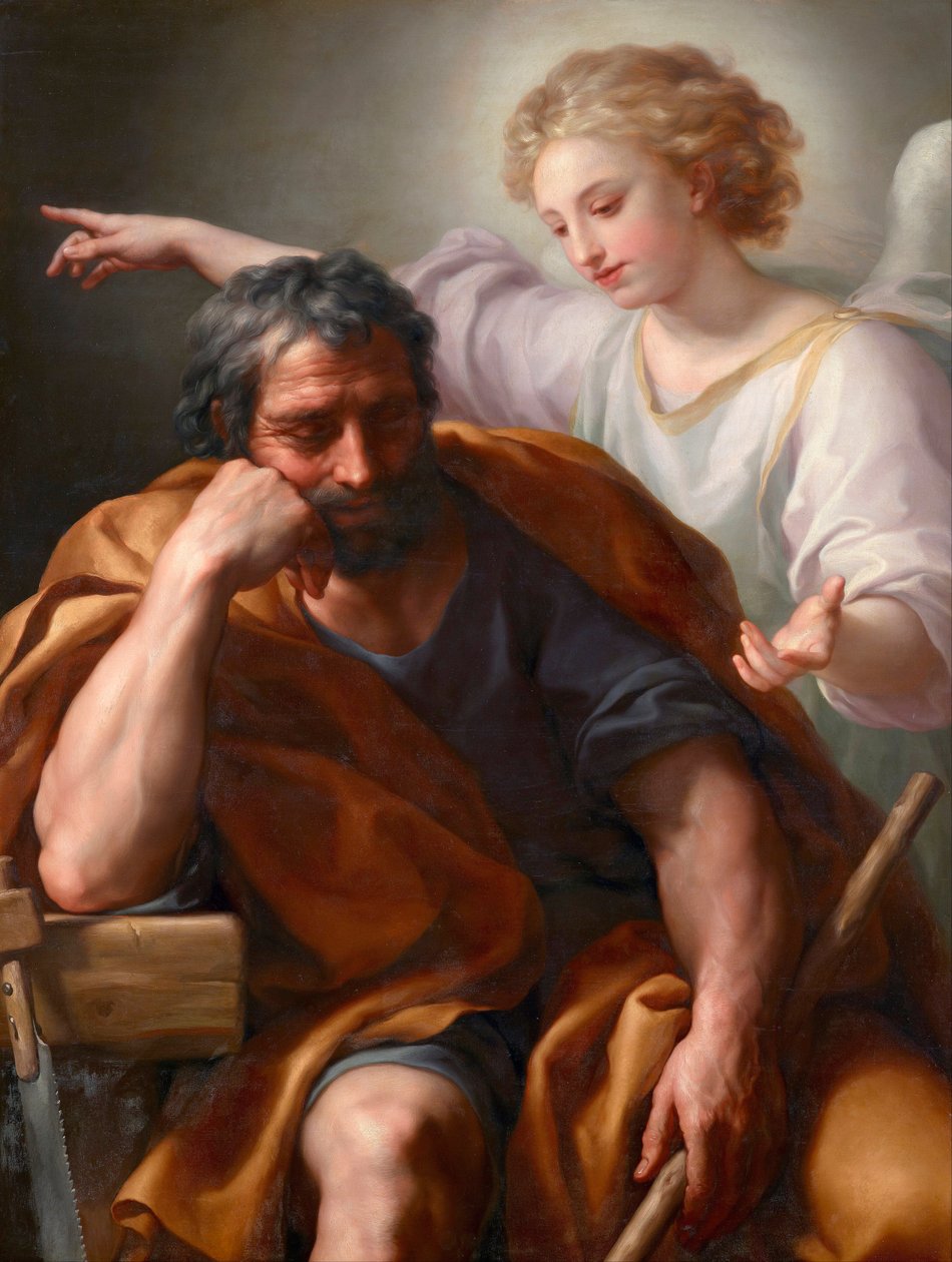 Szent József álma alkotó: Anton Raphael Mengs