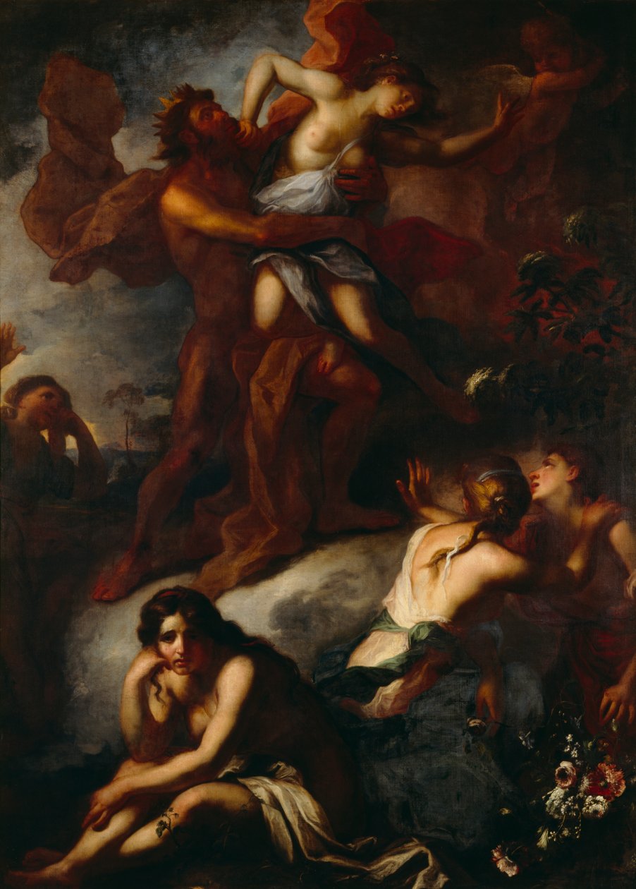Proserpine megerőszakolása (olaj, vászon) alkotó: Anton Schoonjans
