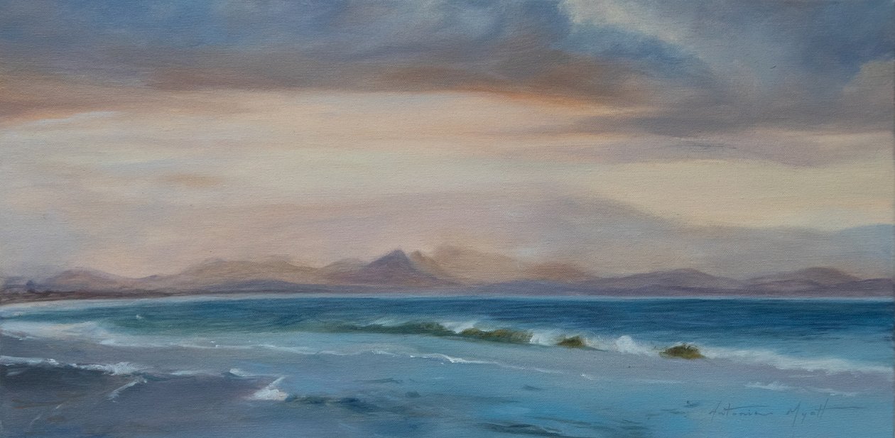 Bondi Beach Ausztrália, 2018 (olaj, vászon) alkotó: Antonia Myatt