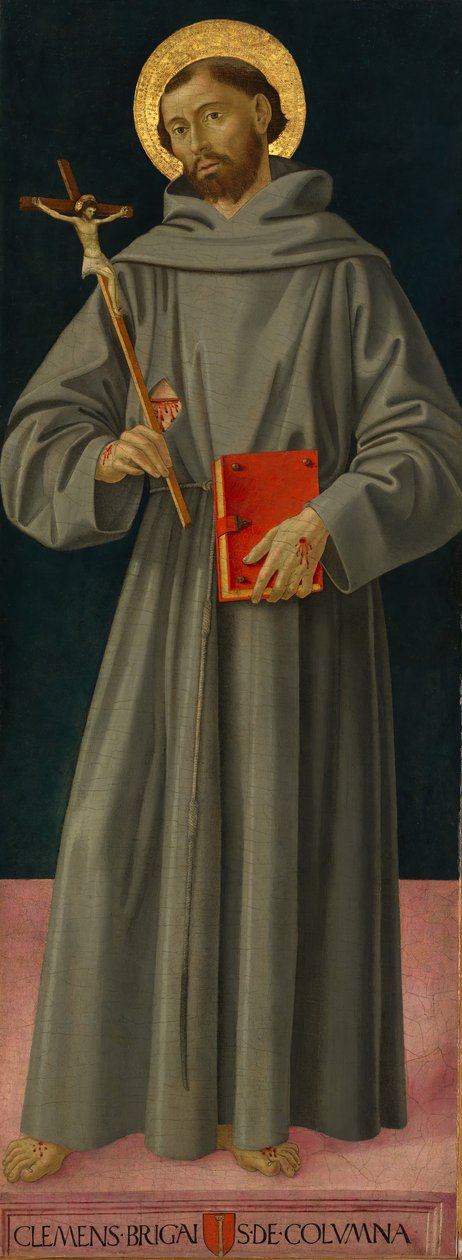 Assisi Szent Ferenc, kb. 1480-81. alkotó: Antoniazzo Romano